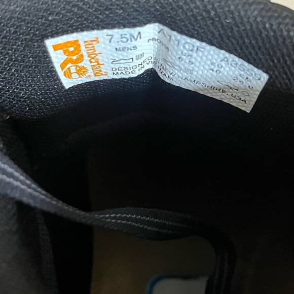 Timberland Pro High Top Safety Steel Toe Shoes Sz 7 1/2 - Picture 13 of 13